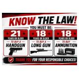 Know the law when bidding on Guns and Ammo