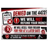 Denials of background checks on Firearms