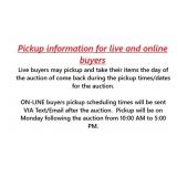 Pickup Information