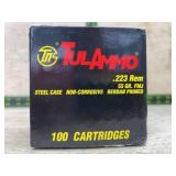 TulAmmo .223 Remington 100 Cartridges