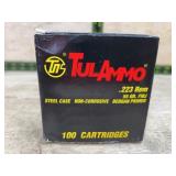 TulAmmo .223 Rem 55 Gr FMJ 100 Rounds