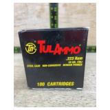 TulAmmo .223 Rem 55 GR FMJ 100 Cartridges