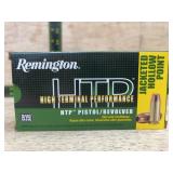 Remington HTP 40 S&W 180 GR JHP 50 Rounds