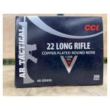 CCI AR Tactical 22 Long Rifle Ammo 300 Rounds