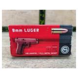 9mm Luger 115gr Full Metal Jacket Ammo