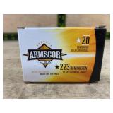 Armscor .223 Remington 55 GR FMJ Ammo Box