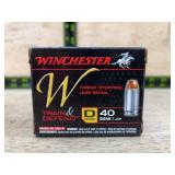 Winchester .40 S&W JHP Ammunition Box