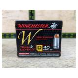 Winchester .40 S&W 180gr JHP Ammunition 20ct
