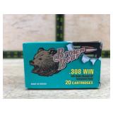 Brown Bear .308 Win 140gr SP 20 Cartridges