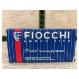 Fiocchi 9mm Luger 115GR FMJ Ammunition