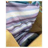Big Joe Pool Float with Purple and Blue Stripes