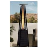 Black Pyramid Patio Heater