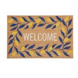 Coir Welcome Mat with Lemons Design