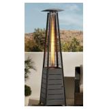 Pyramid Patio Heater Grey, Untested & Unverified