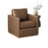 Classic Leather Swivel Chair