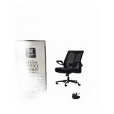 Charcoal Mesh Office Chair with Adjustable Height