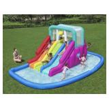 Inflatable Water Park With Blower, Untested