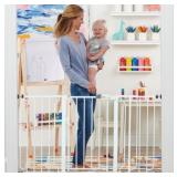 Regalo 56 Inch Extra Wide Baby Safety Gate White