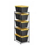 Metal Storage Rack, Totes Not Included