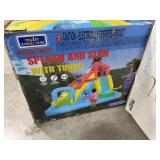 My 1st Water Slide Splash and Slide With Tunnel