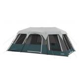 12-Person Instant Cabin Tent with LED Lighting, Un