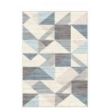 Everwash Rug 9ï¿½6 x 6ï¿½6 Geometric Pattern