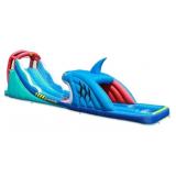 Happy Hop Shark Attack Double Slide Inflatable Wat