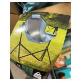 Portable Blue Camping Chair with Carrying Bag