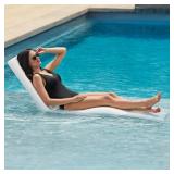 Mm 5555MM Resin Chaise Pool Lounger, White