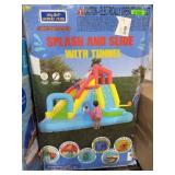 My 1st Splash and Slide With Tunnel Inflatable Pla
