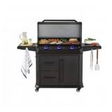 36" Intelligent Gas Griddle With Cart