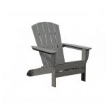 Gray Plywood Adirondack Chair