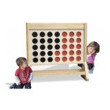 Wooden Large 4 In A Row Game, Untested