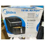 Midea HeatXpress 7.8 Qt Air Fryer 9-in-1 Oven Blac