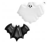 Halloween Ghost and Bat Serving Set