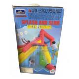 My 1st Waterslide Splash and Slide With Tunnel