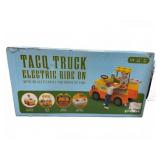 Taco Truck Electric Ride-On with Accessories