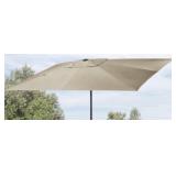 10-Foot Rectangular Aluminum Patio Umbrella