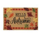 Harvest Door Mat "Hello Autumn" Coir 30 x 48