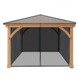 Yardistry 12 x 12 Meridian Gazebo Mosquito Mesh Ki