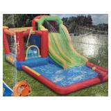 Double Slide Inflatable Water Park Untested