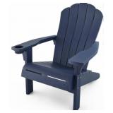 Blue Outdoor Adirondack Chair Untested