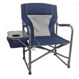 Folding Directorï¿½s Chair with Side Table