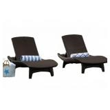 Keter Grenada Wicker Lounge Chairs
