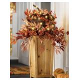 Pre-Lit 32-Inch Harvest Berry Topiary, Untested
