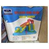 My 1st Water Slide Splash and Slide With Tunnel
