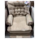 Upholstered Armchair Without Pedestal and Damage