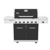 Nexgrill Deluxe 6-Burner Dual Fuel Gas Grill Black