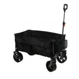 Black Collapsible Folding Utility Wagon