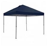 10 Ft x 10 Ft Instant Canopy with Navy Top
